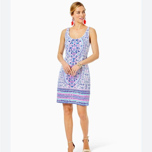 NWT Lilly Pulitzer Romi Resort White Time to Shine Engineered Knot Dress medium